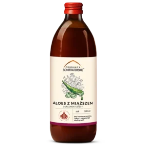 Sok z aloesu z miąższem, 500 ml – Produkty Bonifraterskie