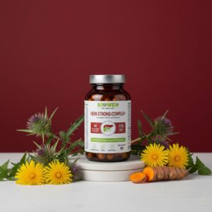 Hepa Strong Complex+ (Wsparcie Wątroby), 90 kaps. – Biowen