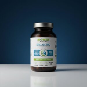 Krill Oil Pro olej z kryla, 500 mg, 90 kaps. – Biowen