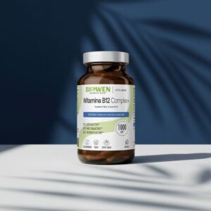 Witamina B12 Complex+ (3 formy + witamina C), 60 kaps. – Biowen