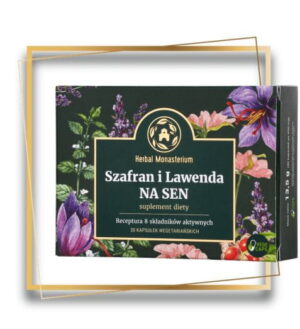 Szafran i Lawenda na Sen, 30 kaps. – Herbal Monasterium