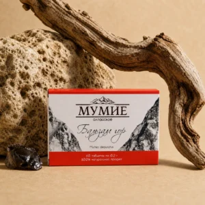 Mumio ałtajskie Balsam gór (Shilajit), 60 tabl. – Farm-Produkt