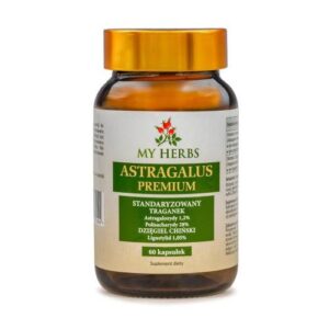 Astragalus Premium – Traganek i Dzięgiel Chiński (polisacharydy, ligustylid), 60 kaps. – Bio Herbs