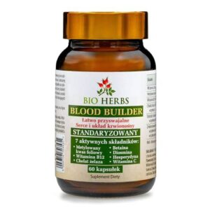 Blood Builder Żelazo, 60 kaps. – Bio Herbs