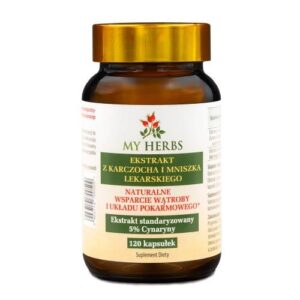 Ekstrakt z karczocha i mniszka lekarskiego, 120 kaps. – Bio Herbs