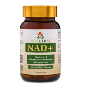 NAD+ Dinukleotyd Cell Regenerator 300 mg, 30 kaps. – Bio Herbs