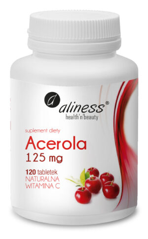 Acerola Naturalna Witamina C 125 mg, 120 tabl. – Aliness