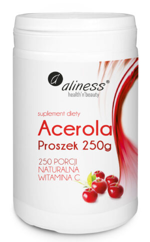 Acerola (Naturalna Witamina C), proszek, 250 g – Aliness