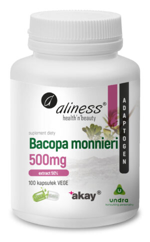 Bacopa Monnieri extract 50%, 500 mg, 100 kaps. – Aliness