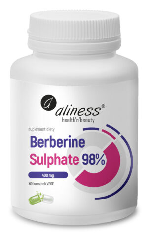 Berberine Sulphate 99% 400 mg, 60 kaps. – Aliness