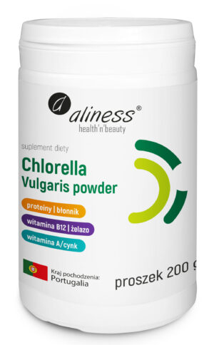 Chlorella Vulgaris powder, 200 g – Aliness