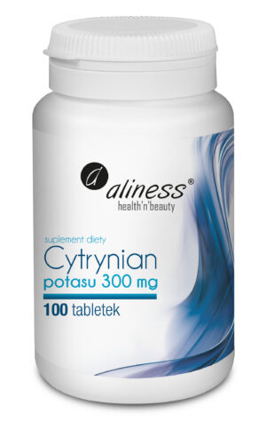 Cytrynian Potasu 300 mg, 100 tabl. vege – Aliness