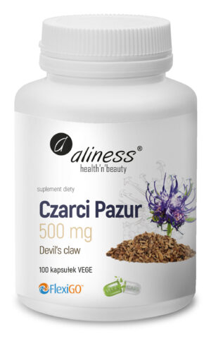 Czarci Pazur (Devil's claw) 500 mg, 100 kaps. – Aliness