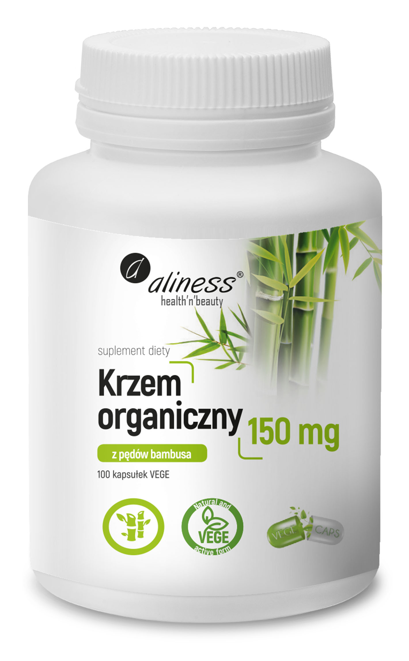 Aliness, Krzem Organiczny 150, mg 100 Vege kaps.