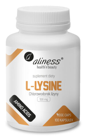 L-Lysine 500 mg (chlorowodorek lizyny), 100 kaps. – Aliness