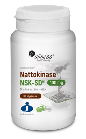 Nattokinase NSK-SD, 100 mg, 60 kaps. – Aliness