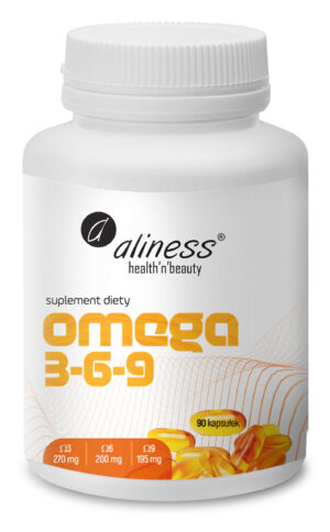 Omega 3-6-9 270/225/50 mg, 90 kaps. – Aliness