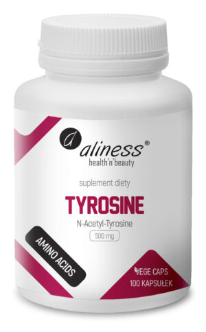 Tyrosine N-Acetyl-Tyrosine 500 mg, 100 kaps. – Aliness