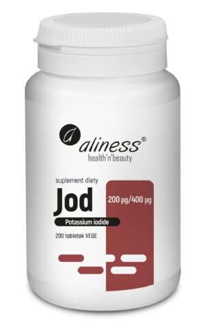 Jod (jodek potasu) 200 µg / 400 µg, 200 tabl. – Aliness