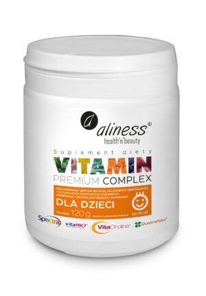 Premium Vitamin Complex dla dzieci (Multiwitamina w proszku), 120 g – Aliness