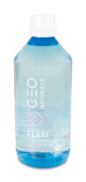GeoNaturals Silica Flexi – Krzem 100 mg + mangan 1,8 mg + bor 3 mg, 500 ml – Aliness