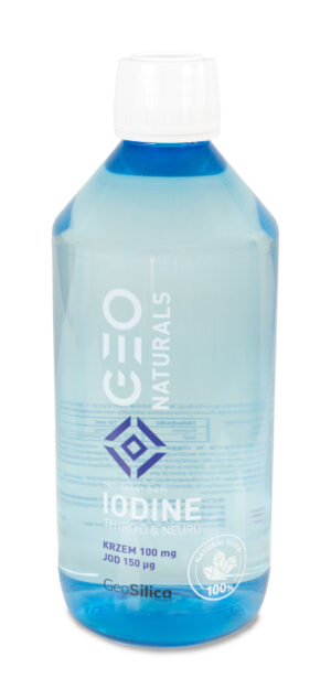 GeoNaturals Silica Iodine Krzem 100 mg + Jod 150 µg, 500 ml – Aliness