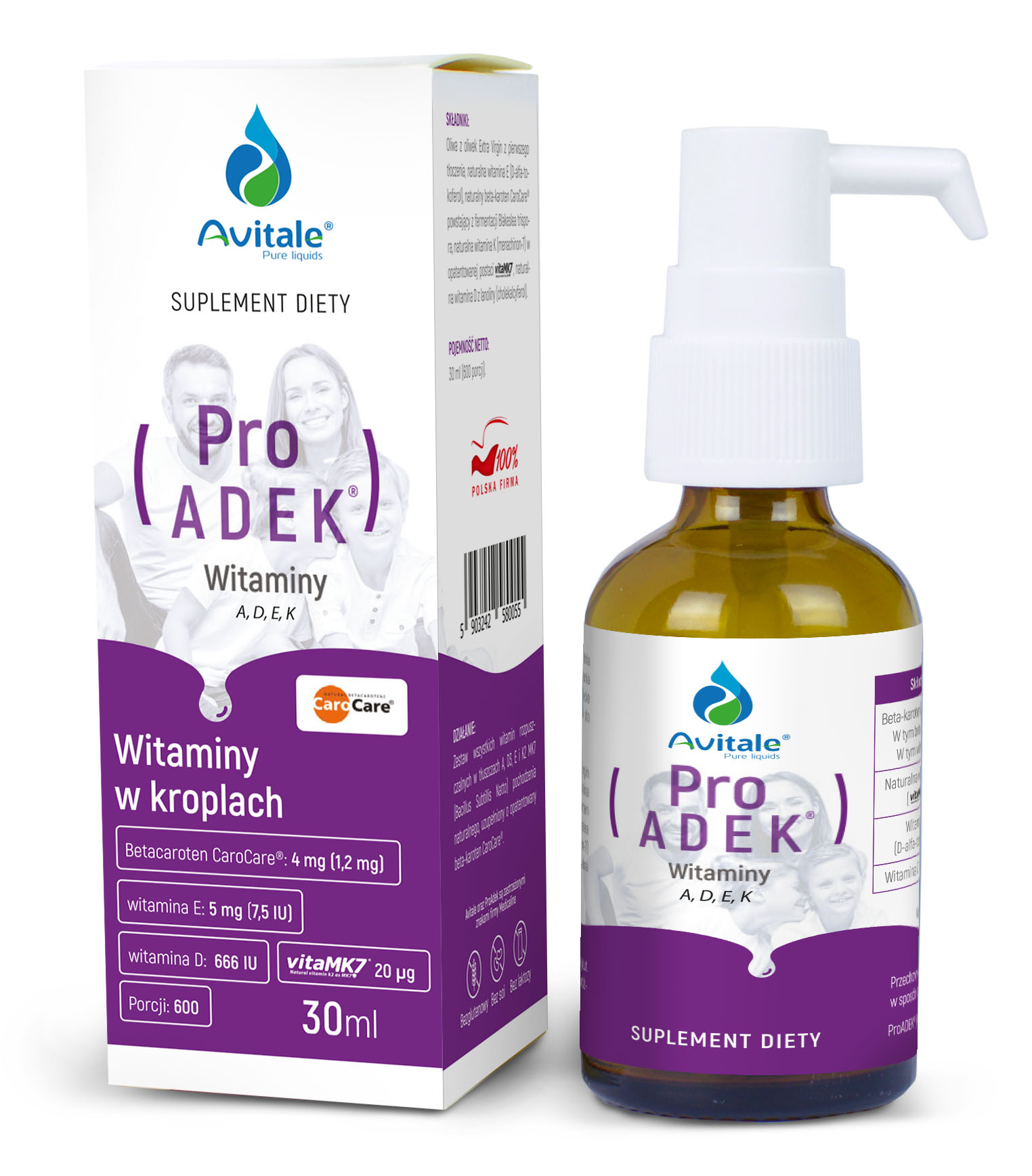 Krople Avitale, ProADEK x 30 ml