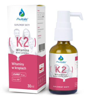 Avitale Witamina K2 (VitaMK7) 25 µg, krople, 30 ml – Avitale