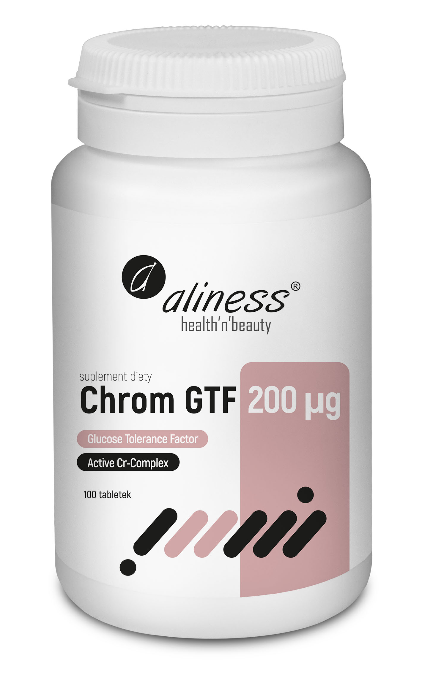 Chrom GTF Active Cr-Complex 200 µg, 100 tabl. – Aliness