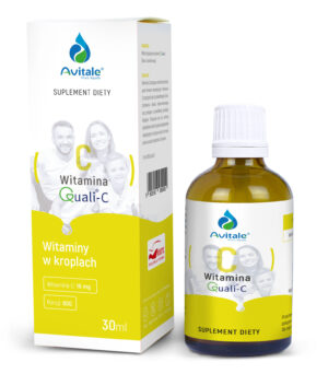 Krople Avitale, Witamina C Quali-C® 16 mg (kwas Laskorbinowy), 30 ml