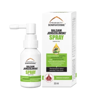 Balsam Jerozolimski spray do gardła, 30 ml – Produkty Bonifraterskie