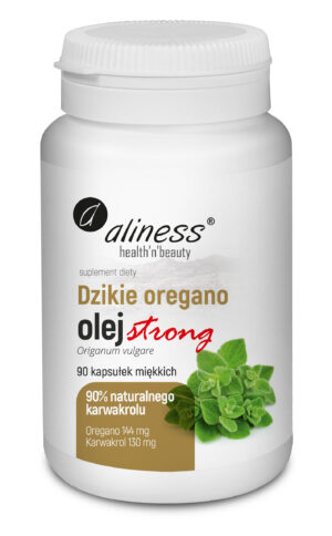 Dzikie Oregano Olej Strong 100%, 90 kaps. – Aliness