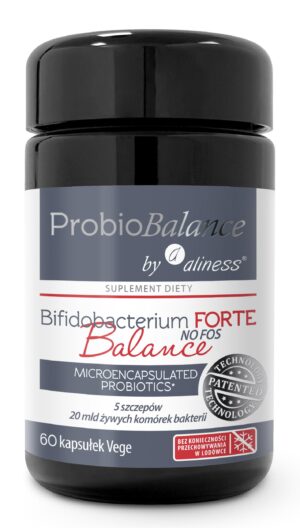 ProbioBalance Bifidobacterium FORTE Balance NO FOSS, 20 mld, 60 kaps. – Aliness