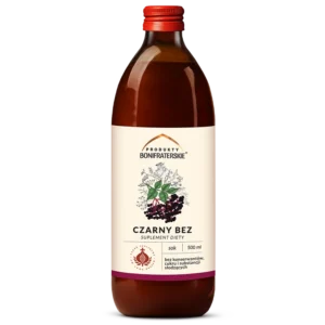 Czarny Bez sok, 500 ml – Produkty Bonifraterskie