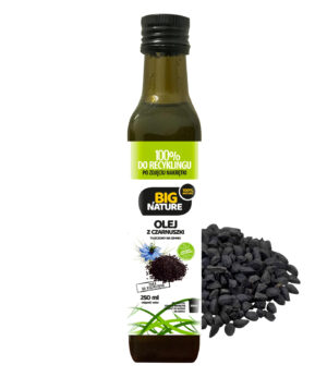 Olej z czarnuszki tłoczony na zimno, 250 ml – Big Nature