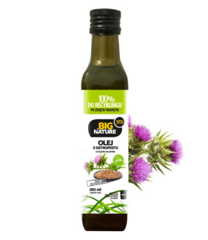 Olej z ostropestu tłoczony na zimno, 250 ml – Big Nature