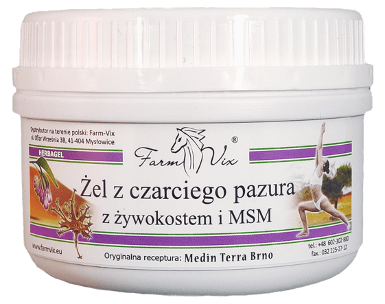 Żel Czarci Pazur z Żywokostem i MSM, 350 ml – Farm-Vix