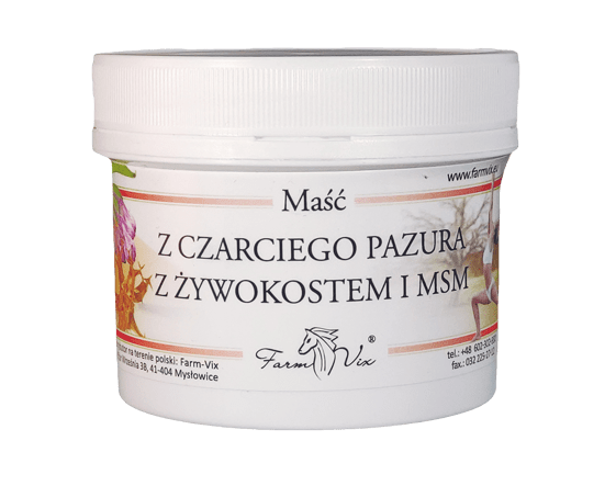 Maść Czarci pazur z żywokostem i MSM, 150 ml – Farm-Vix
