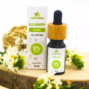 HempKing Olej konopny CBD 5% Natural (Full Spectrum), 10 ml – Biowen