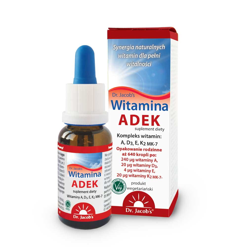 Witamina ADEK, krople, 20 ml – Dr. Jacob's