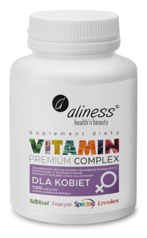 Premium Vitamin Complex dla kobiet, 120 tabl. – Aliness