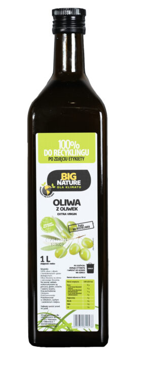 Oliwa z oliwek extra virgin BIO (tłoczona na zimno), 1 l – Big Nature