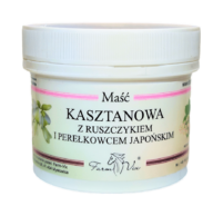 Maść kasztanowa z ruszczykiem i perełkowcem japońskim, 150 ml – Farm-Vix