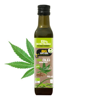 Olej konopny BIO, 250 ml – Big Nature