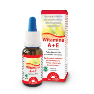 Witamina A+E, krople, 20 ml – Dr. Jacob's