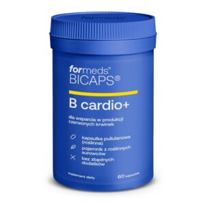 BICAPS B Cardio+ (Witaminy B6, B12, foliany), 60 kaps. – ForMeds