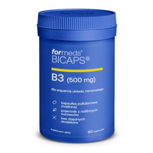 BICAPS B3 Witamina B3 (Niacyna) 500 mg, 60 kaps. – ForMeds