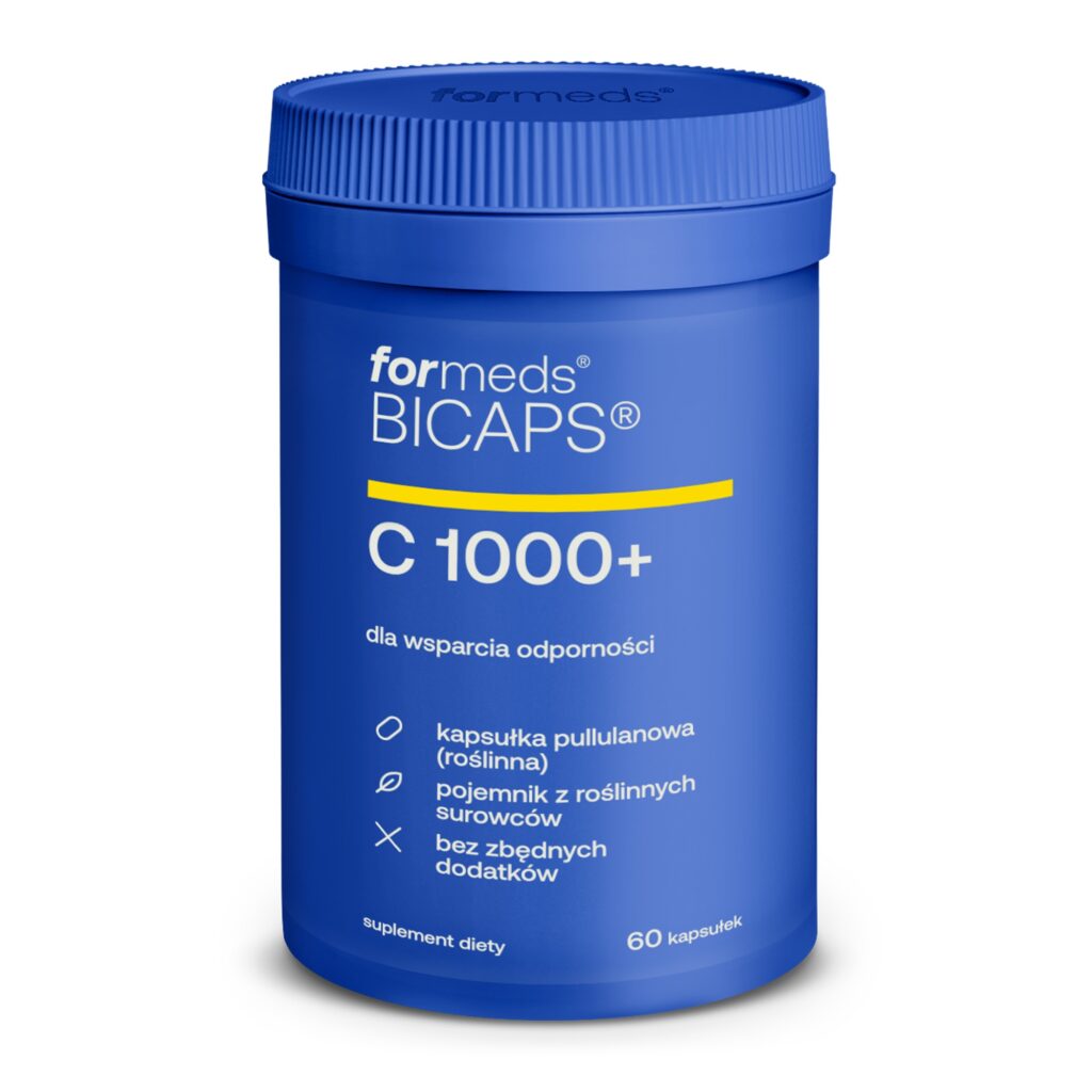 BICAPS C 1000+ Witamina C + bioflawonoidy cytrusowe, 60 kaps. – ForMeds