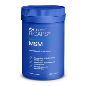 BICAPS MSM (Siarka organiczna), 60 kaps. – ForMeds