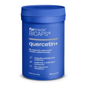 BICAPS Quercetin+ (Kwercetyna, Pokrzywa, Wapń, Wit. C i D), 60 kaps. – ForMeds